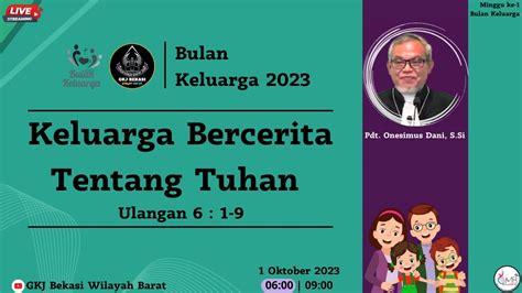 Ibadah Pembukaan BUKEL Perjamuan Kudus GKJB Wilayah Barat Minggu