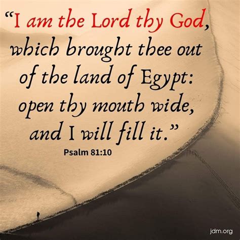 I Am The Lord Thy God Which Brought Thee Out Of The Land Of Egypt