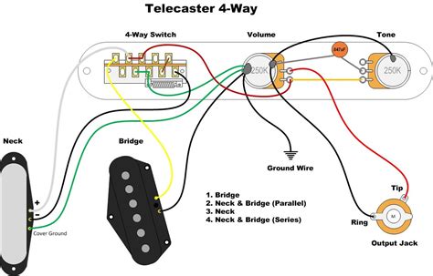 Telecaster 4 Way Switching Diagram