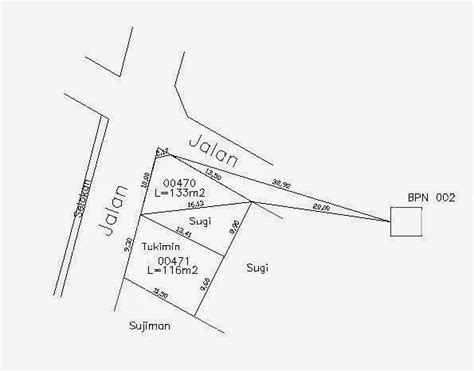 Cara Menggambar Bidang Tanah Di Bpn Autocad Dan Fas4sas Air Itu