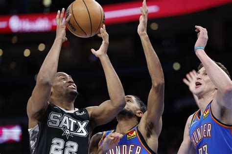 San Antonio Vs Oklahoma City Final Score Thunder Take The Spurs By