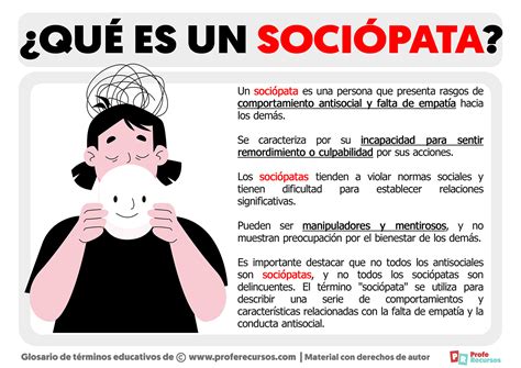 Qué es un Sociópata Definición de Sociópata