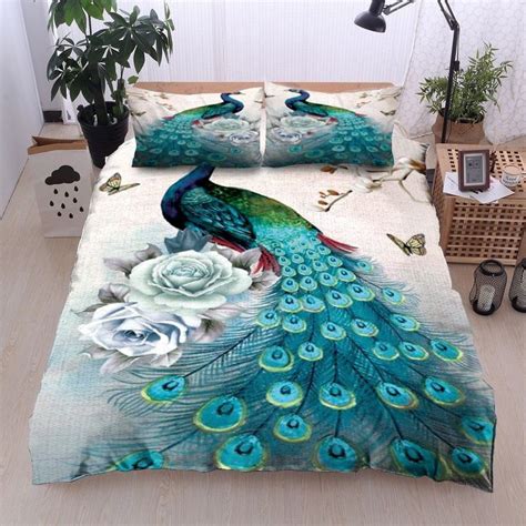 Peacock Ml1811050b Bedding Sets Woobedding Peacock Bedding Bedding