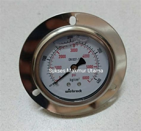 Jual Pressure Gauge Payung Stainless 4 Inchi 400 Bar Di Lapak Sukses