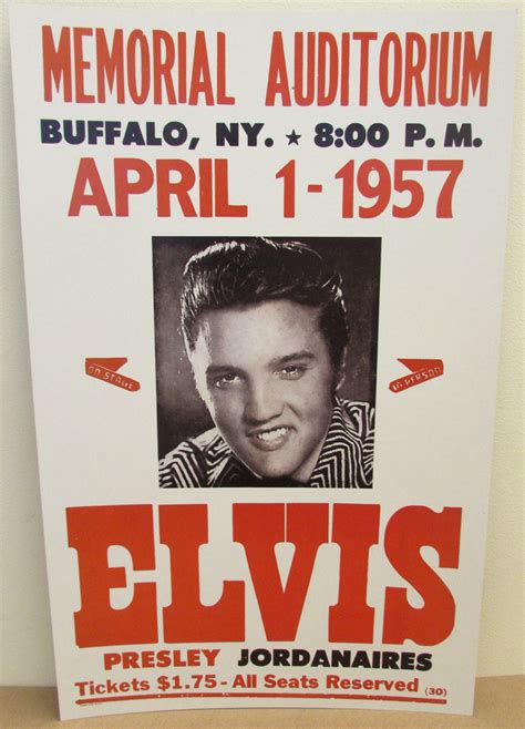 Vintage Elvis Concert Posters