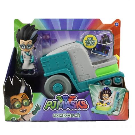 Pj Masks Vehicle Rome Figure And Rome Lab Vehicle