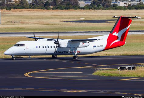 VH TQZ QantasLink De Havilland Canada DHC 8 315Q Dash 8 Photo By Henry