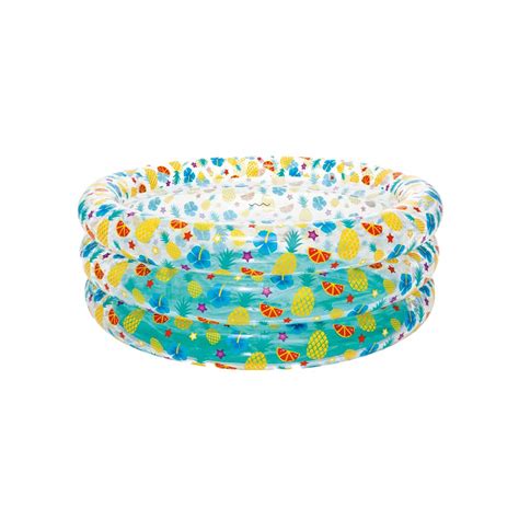 Piscina Hinchable Alberca Inflable Circular Infantil Tropical Chica