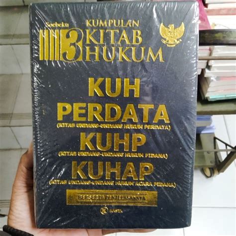 Jual Buku Original Kumpulan 3 Kitab Undang Undang Hukum KUH Perdata