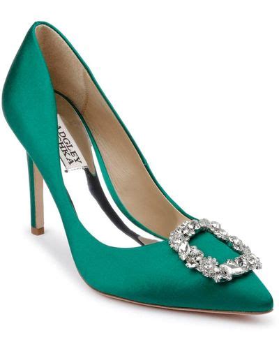 Green Badgley Mischka Heels For Women Lyst