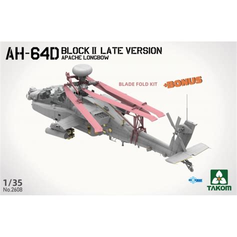 Takom 2608 1 35 AH 64D Apache Longbow Block II Late Version