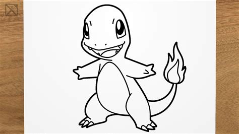 How To Draw Charmander Pokemon Coloring Page Trace Drawing | The Best ...