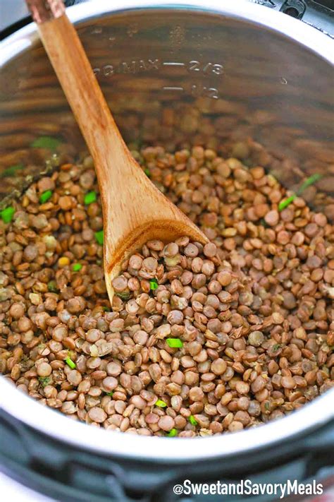 Easy Instant Pot Lentils Recipe S Sm