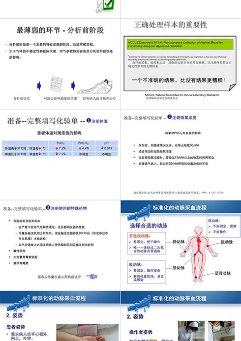 动脉血气分析操作及注意事项ppt模板卡卡办公