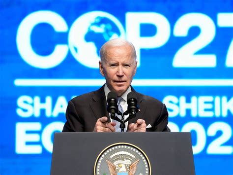 Biden Says Climate Efforts ‘more Urgent Than Ever At Cop27 Summit