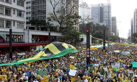 Manifestação Reúne 350 Mil Pessoas Em São Paulo Segundo A Pm Jornal