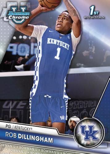 2023 24 Bowman University Chrome Basketball Cards Checklist 스포츠카드 박스