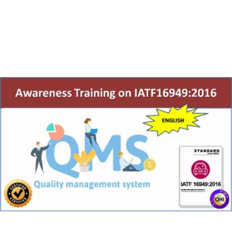 Awareness Training On Automotive Quality Management System Iatf