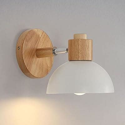 Martll Lámpara de Pared LED Interior Aplique de Pared Madera Luz de