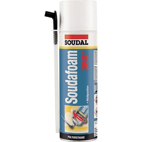 Mousse polyuréthane auto expansive utilisation manuelle Soudafoam 360