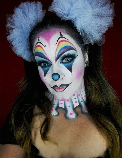 Pin By N Derwent S On V Beautiful White Face Clowns Halloween Face