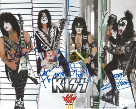 Kiss Band Signed X Autographed Photo Reprint Ebay