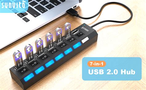 Hub Usb Porte Sdoppiatore Usb Per Trasmissione Dati E