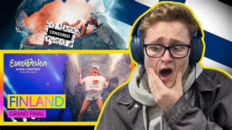 Windows95man No Rules LIVE Finland Eurovision 2024 REACTION