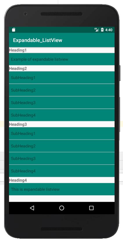 Android Expandable Listview Tutorial Step By Step Guide