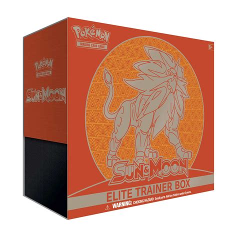 Pokémon TCG Sun Moon Elite Trainer Box Solgaleo Pokémon Center