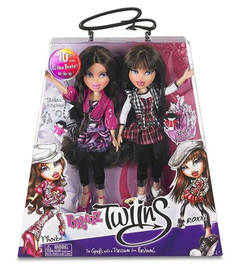 Bratz Twins Dolls Roxxi And Phoebe 10th Anniversary Collection Rare New Ebay Doll Sets