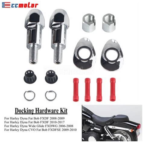 Sissy Bar Docking Hardware Mount Kit For Harley Dyna FXDWG Fat Bob FXDF