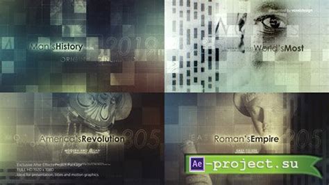 Videohive Men S History Timeline Project For After Effects