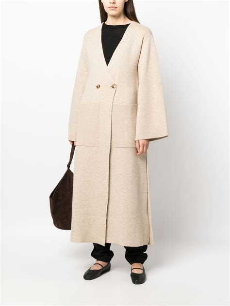 By Malene Birger Carlyn Stretch Wool Cardi Coat Farfetch