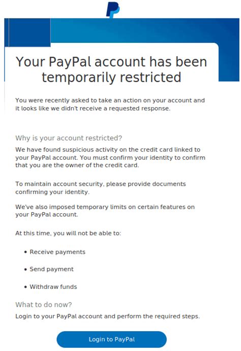 Cyber Criminals Leverage Temporary Block On Paypal Account In Phishing