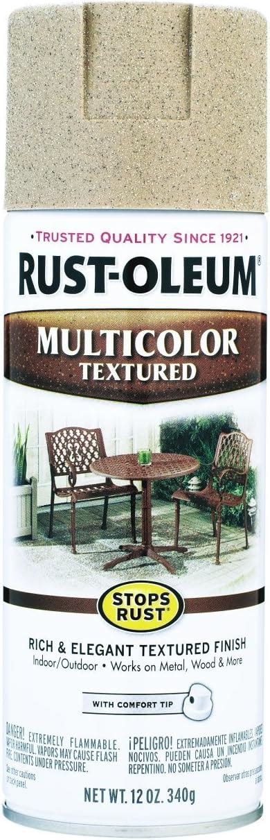 Rust Oleum Stops Rust Multicolor Textured Desert Bisque Spray Paint 12 Oz