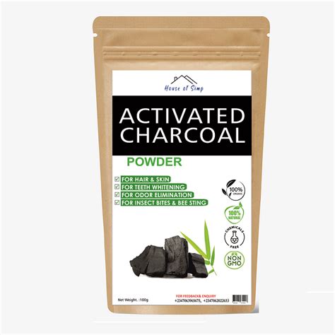 Pure Activated Charcoal 100g Stuffslane