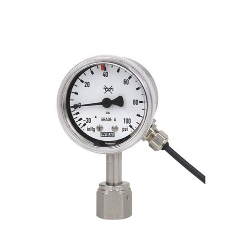 Bourdonov Manometer S Preklopnimi Kontakti Wika