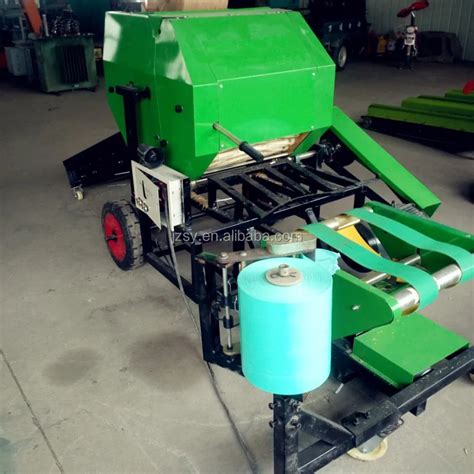 High Efficiency Diesel Engine Driven Round Baler For Sale Silage