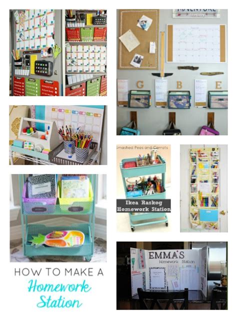 Homework Station Ideas - Building Our Story