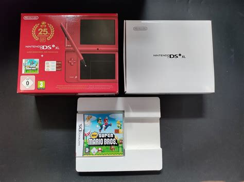 Nintendo DSi XL Super Mario Bros 25th Anniversary Edition OVP NDS