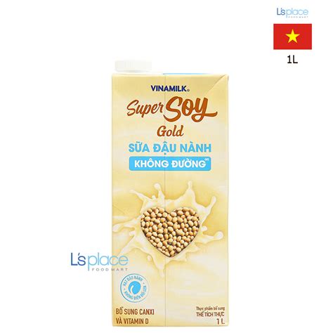 Vinamilk Sữa đậu Nành Super Soy Gold Không đường Ls Place Foodmart