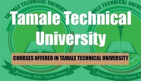 List Of Courses Offered In Tamale Technical University - Sir Boateng Online