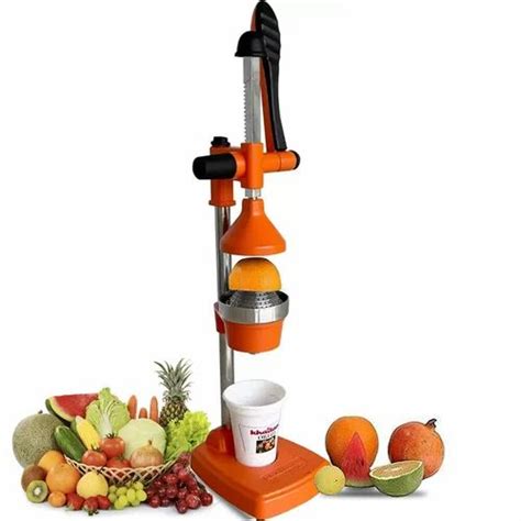 Orange Khaitan Orfin Hand Press Juicer Aluminium At Rs 1384 Piece In