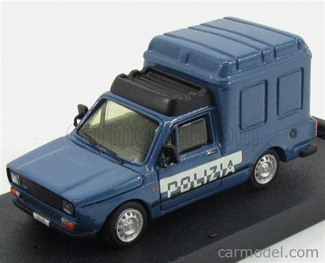 GIOCHER FF01P Echelle 1 43 FIAT FIORINO VAN POLIZIA 1978 BLUE