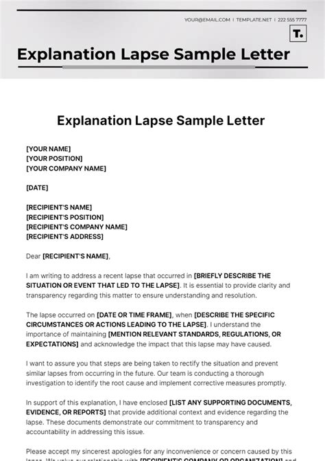 Free Explanation Letter Templates Edit Online And Download