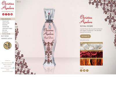 Christina Aguilera Royal Desire Perfume Celebrity SCENTsation