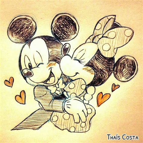 Pin De Tha S Costa Em Scraps Mickey E Minnie Facebook Desenhos De