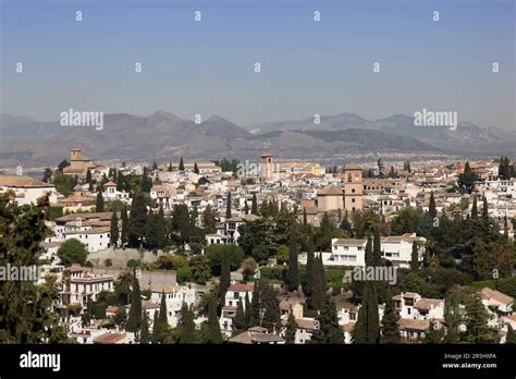 View over Granada - A extremely popular destination in southern Spain ...