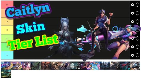 Caitlyn Tier List Skin Youtube